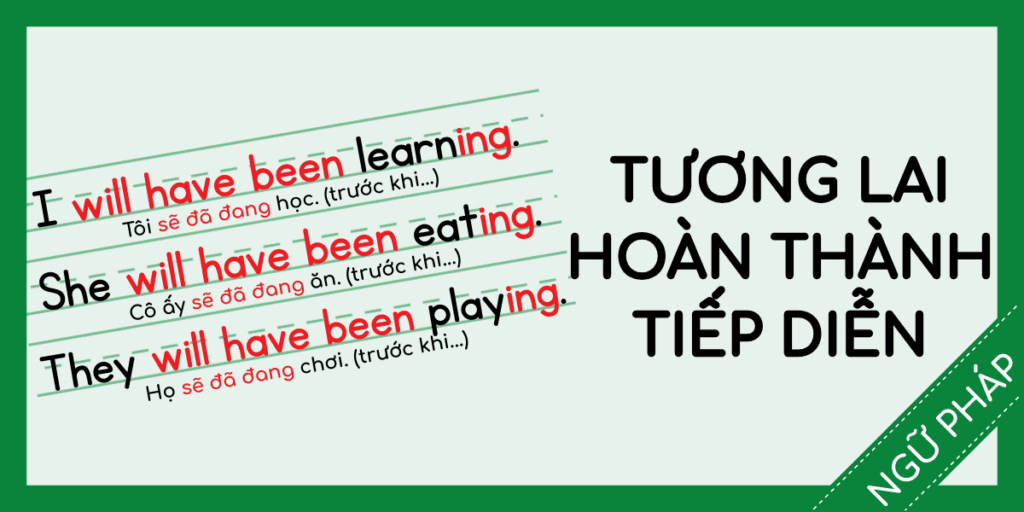 Th&igrave; Tương Lai Ho&agrave;n Th&agrave;nh Tiếp Diễn Tiếng Anh Miễn ph&iacute; rec