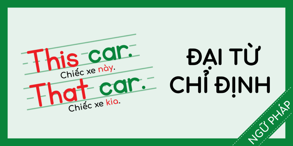 Đại Từ Chỉ Định Tiếng Anh Miễn ph&iacute; rec