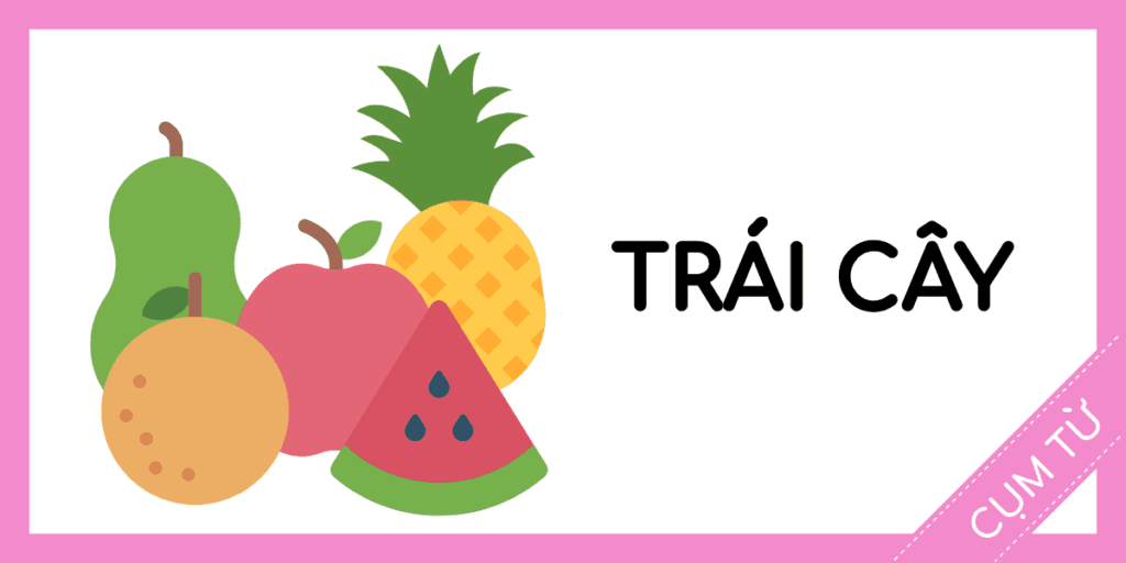 cụm từ tiếng anh tr&aacute;i c&acirc;y rec