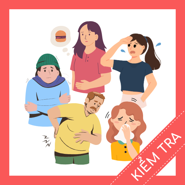 Kiểm tra tiếng anh về cảm giác miễn phí
