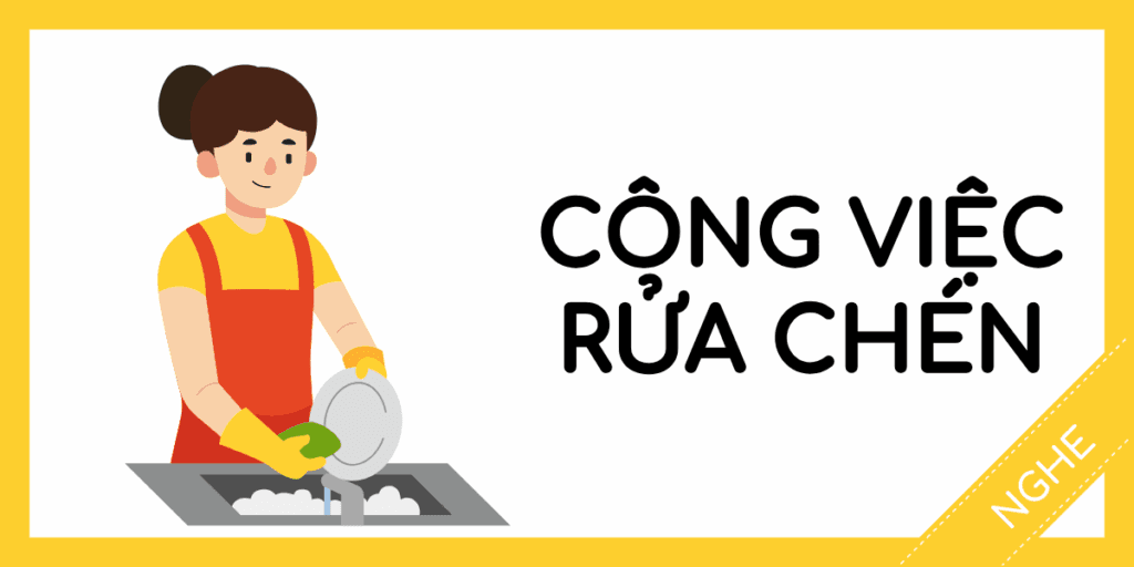 Học nghe tiếng anh c&ocirc;ng việc rửa ch&eacute;n miễn ph&iacute; rec