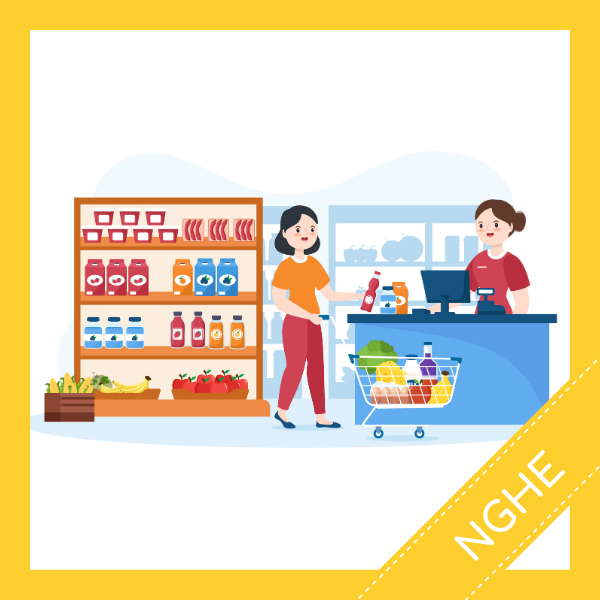 Luyện nghe tiếng anh về cửa hàng tạp hóa siêu thị miễn phí