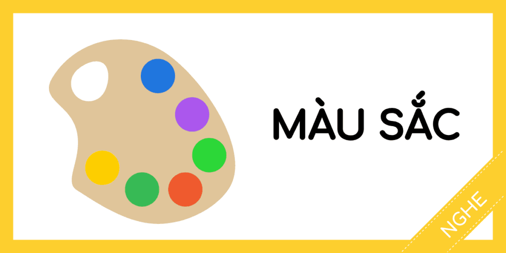 Học nghe tiếng anh màu sắc miễn phí rec