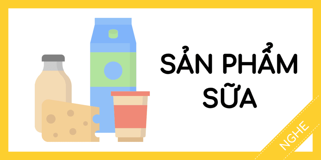 Học nghe tiếng anh sản phẩm từ sữa miễn ph&iacute; rec