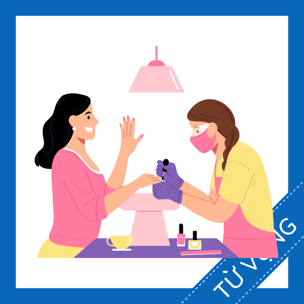 từ vựng tiếng anh làm móng tay sq